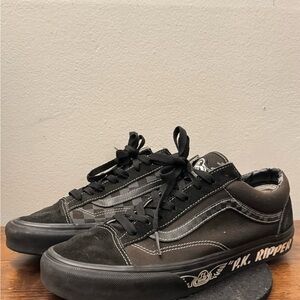 VANS SE Bikes x Style 36 P.K. Ripper Sneaker Shoes Mens 11 Black Checkerboard